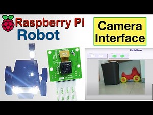 Raspberry Pi Robotics: Interfacing Pi Camera and Lights | live video streaming (EarthRover #2)