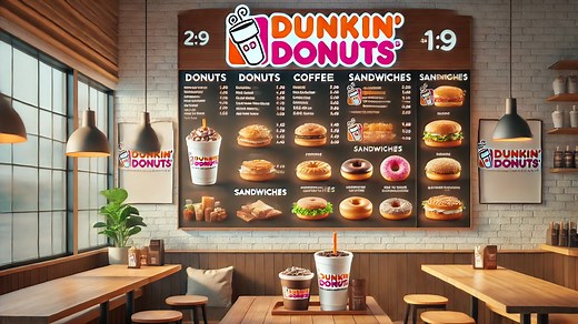 Dunkin Donuts Menu Prices
