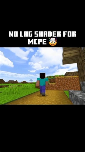 NO LAG SHADER FOR MCPE #minecraft