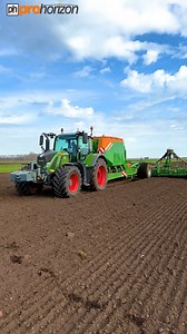 Here is a video of Angel in the Fendt 720 Vario via Peacock & Binnington with the Amazone Citan 12m Drill. He is drilling spring barley at Pollybell Farm. #FarmingVideos #Fendt #ProHorizon #Amazone #britishfarming | Pro Horizon Farming Content