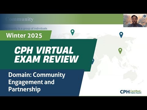 CPH Exam Review - Community Engagement and Partnership