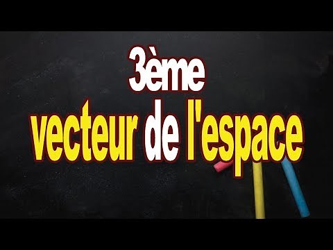 Vector in space, 3rd exercise with solutions