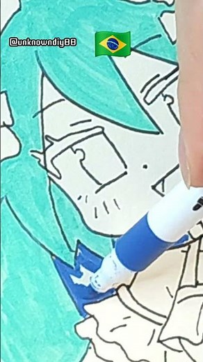 Drawing Brazilian Miku! 🇧🇷✨ (Hatsune Miku Fanart)