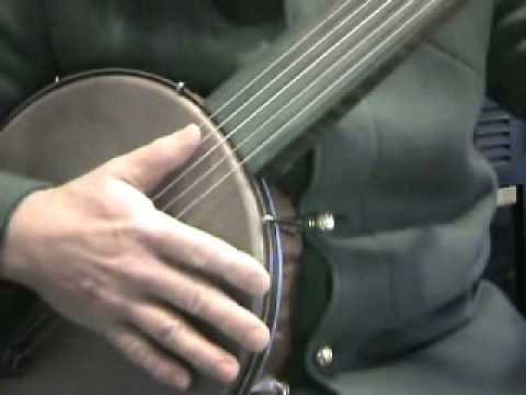 Stroke Instruction for Fretless Banjo - Technique from Rice 1858 .wmv
