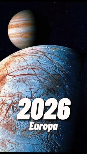 Europa… Reversed Through Time 🧊⏪ #space#viral #fyp