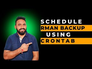 DBA Reveals Secret Method for Automating RMAN Backups with Crontab #crontab #rmanbackup