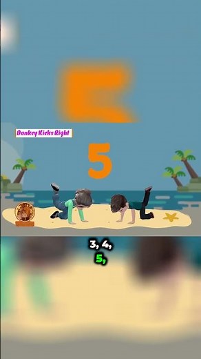 Donkey Kick | تمارين رياضية للاطفال بالمنزل
