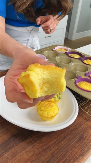 My Cottage Cheese Egg Bites recipe makes the most tender, delicious on-the-go high-protein breakfast with amazing flavor. (Recipe below) | NatashasKitchen.com