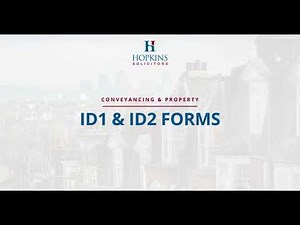 ID1 & ID2 Forms