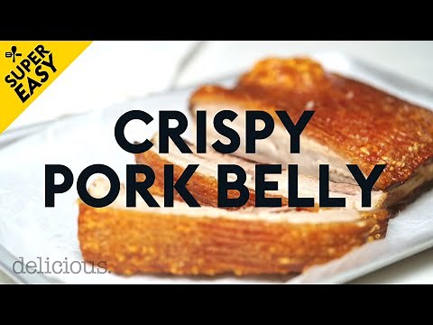 How To Do a Slow-Roasted Pork Belly With Crackling | delicious. Australia