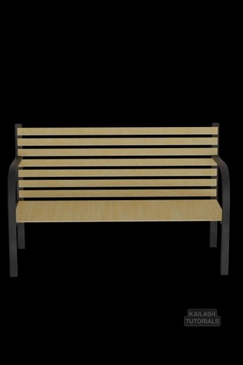 Easy way to model park wooden bench in blender #blender #blender3d #blendertutorial #blendermodeling