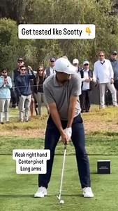 This is why we test and measure. Take Scottie Scheffler 👇 • Weak right-hand grip • Centre pivot • Long arms That combination creates this swing. He hasn’t tried to force anything. He’s simply swinging to his natural pattern. That’s the key — not copying swings, but understanding what you need. If you want to be tested and measured: ➡️ Follow me ➡️ Comment “SCOTTY” ➡️ I’ll send you a FREE swing analysis so we can test and measure your swing #testandmeasure #scottiescheffler #golfswing #golfcoach