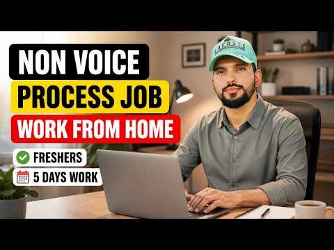 Typing + Non Voice Job 💻 | Work From Home | Freshers | 5 Days Work