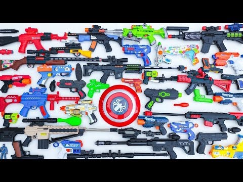 Tembak Plastik Nerfgun Seperti * Watergun, Soft Bullet, Sniper, Ak47, M16, Machine Gun, Nerf 326