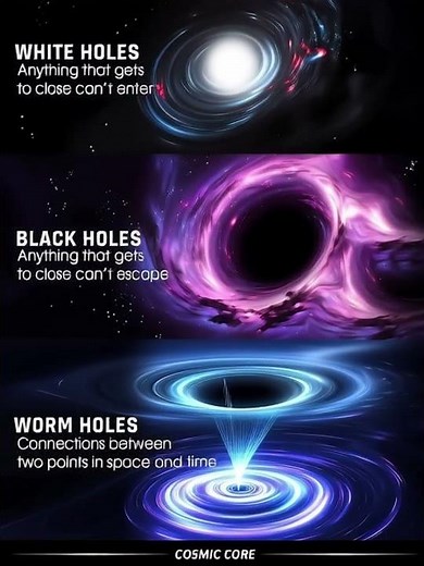 Wormholes, White Holes & Black Holes: An Illustrated Guide