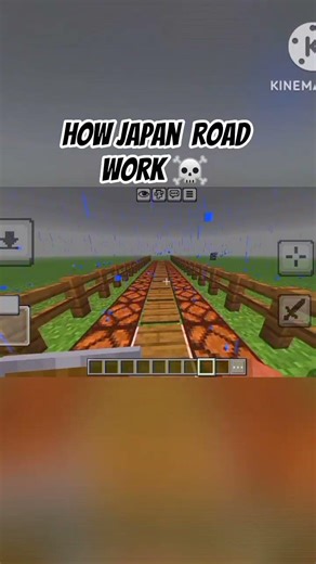 how Japan roads work ☠️ #minecraft #video #viral #trending