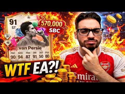WTF IS EA ACTUALLY DOING?! 😭 91 FUT BIRTHDAY ICON VAN PERSIE SBC REVIEW