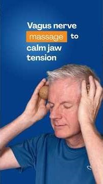 Vagus nerve massage to calm jaw tension #tmj #vagusnerve #vagusnervemassage #vagusnervestimulation