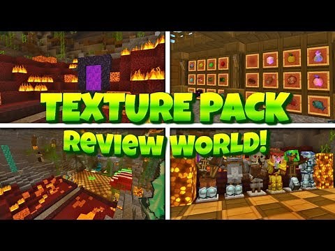 Texture Pack Review Map! Minecraft 1.2 Review Map Download (Pocket Edition, Win10 Edition, Console)