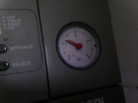 Fix or replace a faulty pressure gauge in combi-boiler, including draining. DIY Know how and why.