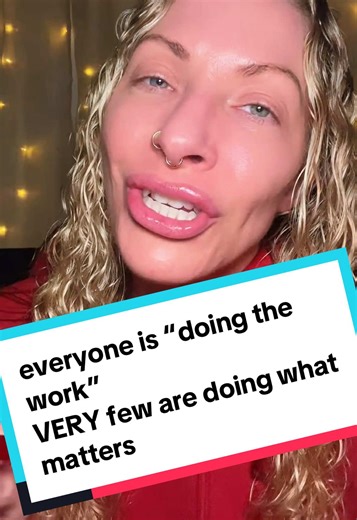I’m realizing these are not the same thing. The fastest metric to find out how deeply someone sees themselves when they tell you they’re “doing the work” is to ask them what type of integration they do. If they don’t know what integration is, means or can’t give you an answer, the words are surface level and they haven’t embodied anything. Proceed with caution. #fyp #integration #therapy #healing #spirituality