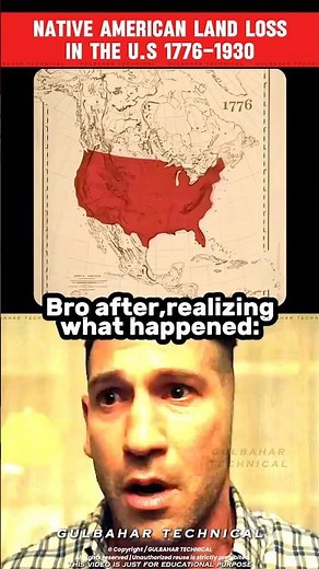 Bro After Learning U.S. History 💀 | Native American Land Loss