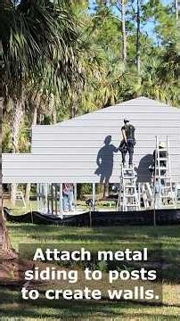 Pro crew erects metal shop in 2 hours