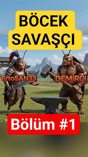 BÖCEK SAVAŞÇININ METİN2 MACERASI ! BÖLÜM1 DEMİRCİ VE BİYOLOG #böcek #ai #metin2