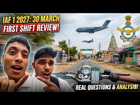 DON’T GO WITHOUT WATCHING! 😱 IAF Agniveer 012027 Review 30 March Big Changes in Pattern