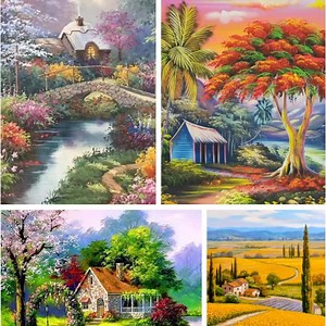 💗Colorscapes offers a relaxing and magical experienc!Relax and Colorful！🌈 | Colorscapes- Color by Number & Paint by Number