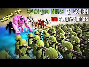 Sargento Miles EN ACCIÓN | Civil War | Slendytubbies 3 | SANDBOX