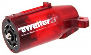 Hopkins 7-Way RV Style Trailer Connector with Nite-Glow - Trailer End Hopkins Trailer Wiring HM48502