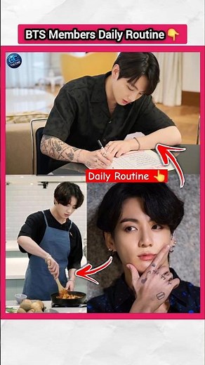 What is BTS Members Daily Routine?🤔 | #factsinhindi #bts #jungkook #kpopfactmedia #kpopidols