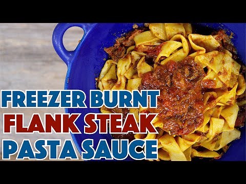 🥫 Freezer Burnt Flank Steak Pasta - Glen & Friends Cooking