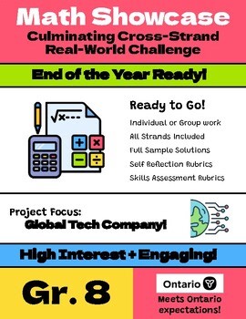 Grade 8 - Real-World Math Project (Culminating Task for Ontario Math)