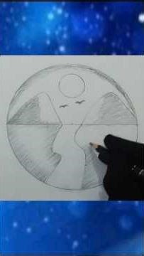 Very easy circle drawing #drawing #art #sketch #shorts #short #trending #draw #shortsfeed