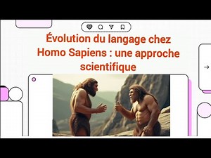Evolution of language in Homo sapiens: a scientific approach.