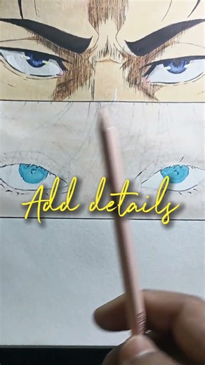 Let's draw gojo eyes 👀 #trending #viral #shorts