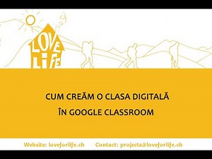 Google Classroom - Cum creăm o clasă virtuală Google