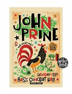 John Prine Concert Poster - 2015- 12"x18" Signed by the Artist - Etsy