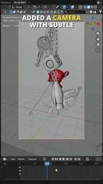 Make Hanging Chain Animation in Blender | #aoatutorials | #blender3d #shorts #artofabhi #keychain