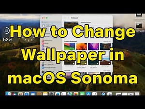 How to Change the Lock Screen Wallpaper on macOS Sonoma | How to Change MacBook Wallpaper.