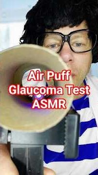 POV: Your optometrist loves the air puff test. #asmr