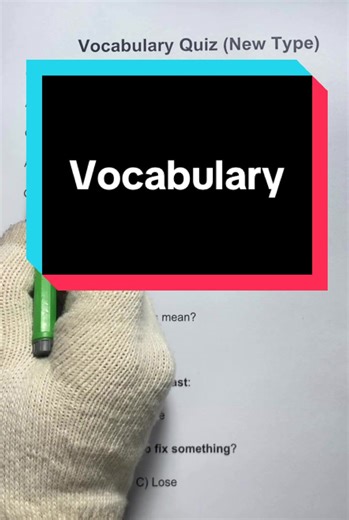 Challenge Your Vocabulary: Can You Score 7/7?