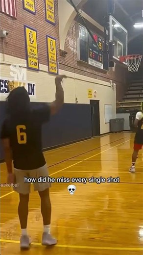 6 shots and he missed every single one 💀 #basketball