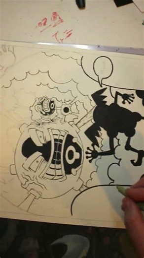 Weezing vs Mr. Mime 💥 Pokémon Comic Time Lapse #artshorts