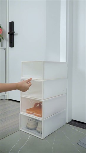 Stack & Save! Clear Shoe Boxes 👟