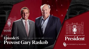 Over the past two years, The University of Oklahoma College of Nursing has significantly increased its incoming class size to meet our state's nursing needs. Dr. Gary Raskob, senior vice president and provost of the OU Health Sciences Center, joins President Harroz to discuss how OU is developing the next generation of Oklahoma's health care leaders. Listen here: ou.edu/president/podcast | The University of Oklahoma