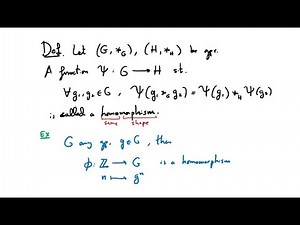 Homomorphisms - 24 - A First Course in Abstract Algebra