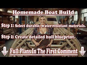 Homemade Boat Build From Scratch With Shocking Results Using Boat Building Plans